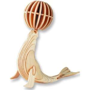  3 D Wooden Puzzle   Sea Lion  Affordable Gift for your 