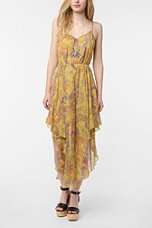 Sparkle & Fade Sateen Bodycon Cutout Dress