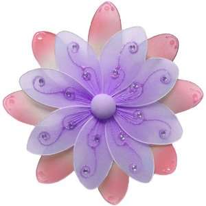  Purple & Pink Two Tone Daisy Flower nylon hanging ceiling wall baby 