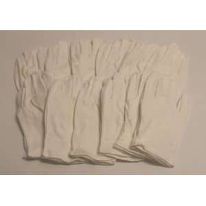  Coin Inspection Gloves 100% Cotton Archival Quality White 