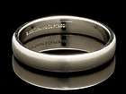   Co Solid Platinum Double Milgrain 6mm Mens Wedding Band Stack Ring 9.5