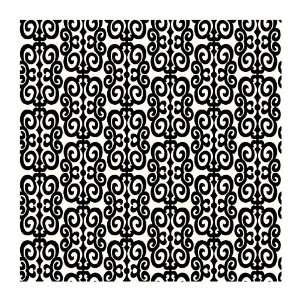   Wallcoverings PX8924 Color Expressions Scroll Wallpaper, White/Black