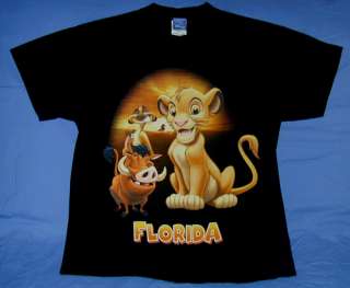   SHIRT Walt Disney World Florida Simba Cartoon Animation S L  