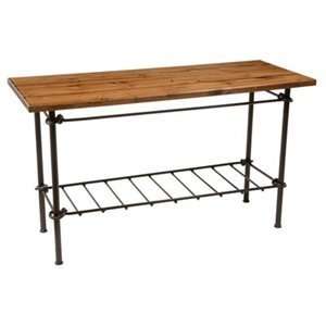  Stone Country Ironworks Knot Console Table in Distressed 