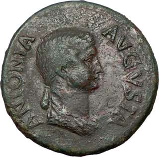 ANTONIA AVGVSTA   Bronze Dupondius 42AD   Avgvsta/Claudius  