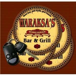    WARAKSAS Family Name Bar & Grill Coasters