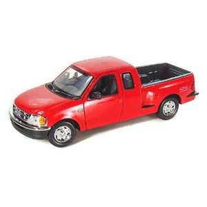  1997 Ford F 150 Flareside Supercab Truck 1/24 Red Toys 