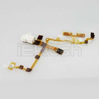 Headphone Jack Earphone Jack Power Volume Switch Flex Cable For iPhone 