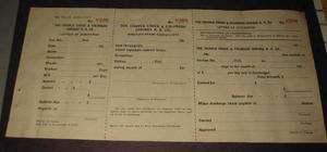 1915 Cripple Creek & Colorado Springs RAILROAD Document  