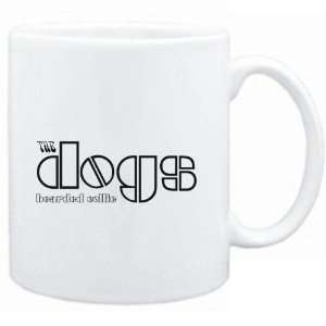 Mug White  THE DOGS Bearded Collie / THE DOORS TRIBUTE  Dogs  