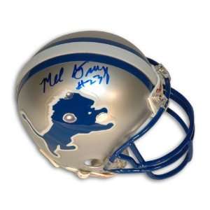    Mel Gray Autographed Detroit Lions Mini Helmet Sports Collectibles