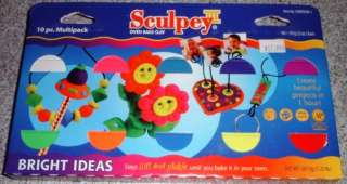 SCULPEY 10 PC. MULTIPACK BRIGHT IDEAS OVEN BAKE CLAY  