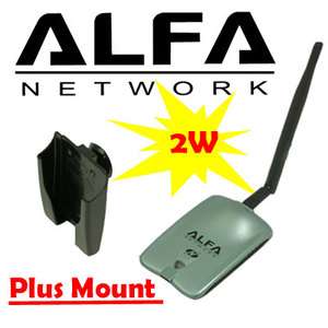 ALFA AWUS036NH 2000mW 2W Wireless N/G USB WiFi Adapter  