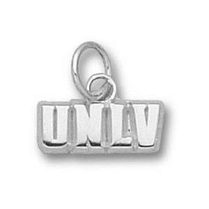 Las Vegas (UNLV) Runnin Rebels UNLV 3/16 Charm   Sterling Silver 