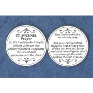  25 St. Michael Prayer Coins Jewelry