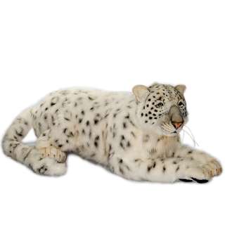 Life Size Crouching Snow Leopard Mama Hansa 49  