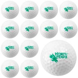  NCAA North Texas Mean Green Dozen Pack Golf Ball Set 