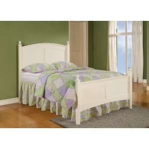    Powell Furniture Parker Full Bed in White Furniture & Decor