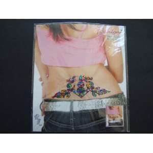 Crystal Lower Back Temporary Tattoo 12   The Vessel 