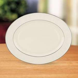  Courtyard Platinum Platter by Lenox China Kitchen 