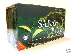 SABAH TEA Borneos Only Organic Black Tea 50 Tea bags  