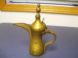 19th Century Arabic, Middle Eastern Coffee Pot, Dallah, Very Old 