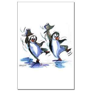  dAnCiNg PeNgUiNs Wildlife Mini Poster Print by  