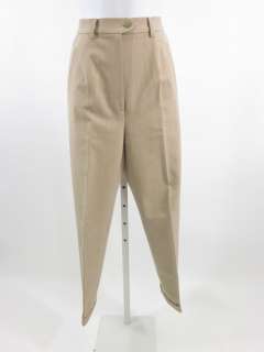 BARNEYS NEW YORK Khaki Wool High Rise Dress Pants Sz 4  
