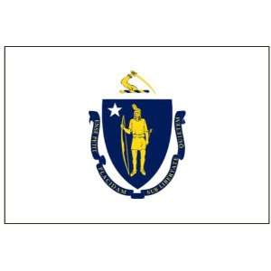  Massachusetts 3x 5 Solar Max Nylon State Flag