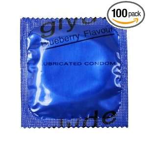   Organic Blueberry Flavored Condoms 100 Pack