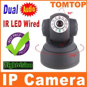 CCTV IP Camera web cam video wired webcam IR Pan/Tilt  