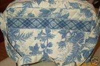 Vera Bradley Retired Blue Toile Shoulder Bag  