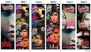 The VAMPIRE DIARIES Bookmarks Series Books LJ. Smith  