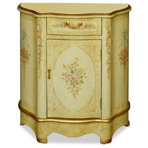  Serpentine Floral Cabinet