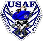 STICKER USAF Air Force Security Police Logo