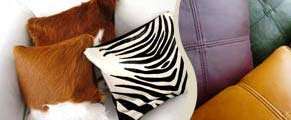   pillows   Cowhide beanbag chairs   Cowhide and leather furniture