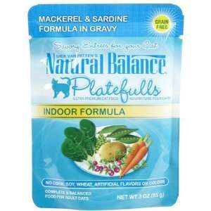 Natural Balance Platefulls   Mackerel & Sardine   24 x 3 oz (Quantity 