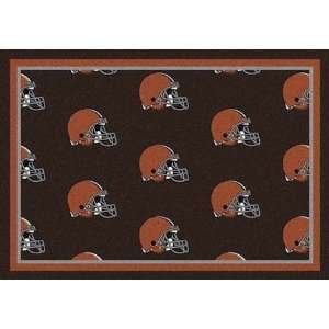  Cleveland Browns 7 8 x 10 9 Team Repeat Area Rug (Brown 