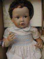 Ashton Drake HEIRLOOM BABY Boy Porcelain Doll w/ COA life size  