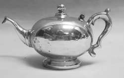 Teapot STerling Miniature Currier Roby EArly 1900s New York  