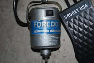 Foredom Series CC Power Tool Shaft Grinder Foot Control Jewelers 
