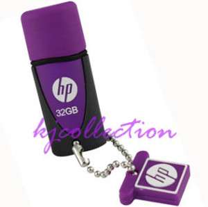 HP 32GB 32G USB Flash Pen Drive Sport Purple v245L  
