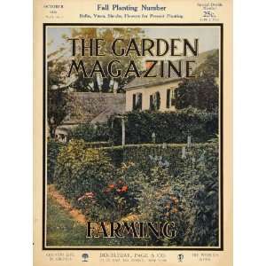   Cover Garden Magazine Fall Planting Bulbs Shrubs   Original Cover