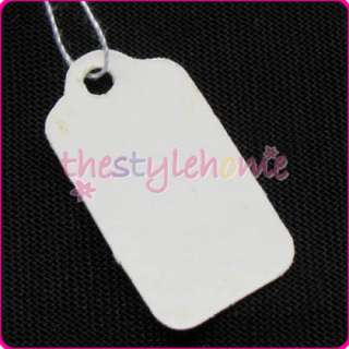 500 PCs Label Tie String Paper Price Tags for Jewelry  