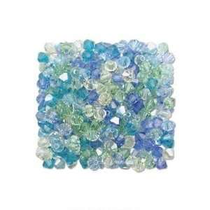  36 Blue Green Mix Swarovski Crystal Bicone Beads 8mm