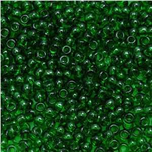  Toho Round Seed Beads 11/0 #7B Transparent Grass Green 8 