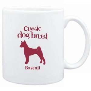    Mug White  Classic Dog Breed Basenji  Dogs