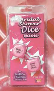 Bridal Shower Dice Game Hens Night Bachelorette Party  