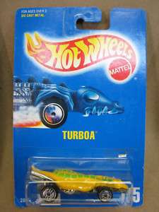 Hot Wheels 2061 155 TURBOA car 1991 1985 NRFP new mint  