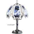 OK Lighting Dolphin Touch Lamp 7 with Pewter Base